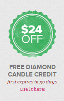 diamond candles
